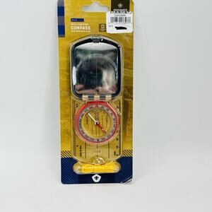 Stansport Deluxe Mirrored Sighting Compass Precision Navigation. New !